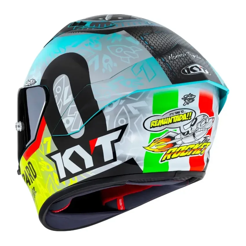 Capacete KYT NZ Race Leopard Misano 22 (Tricomposto) - Spinelli